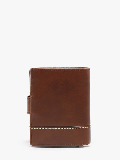 Chequehouder Met Portemonnee Leder Maverick Bruin rough gear MAVRG063 ander zicht 2